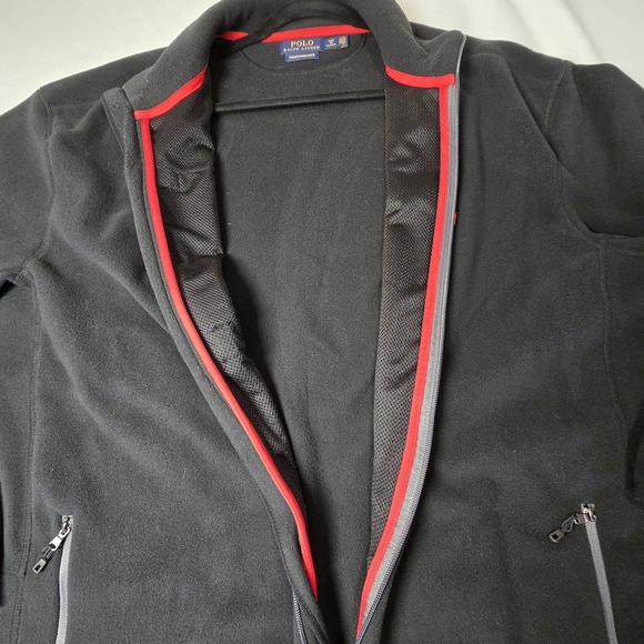 POLO Ralph Lauren Jacket Mens Size 1X Full Zip Black Gorpcore Performance Fleece - Picture 3 of 9